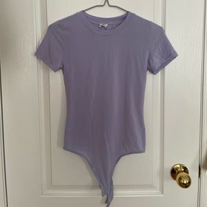 Wilfred bodysuit in XS. Light purple.
